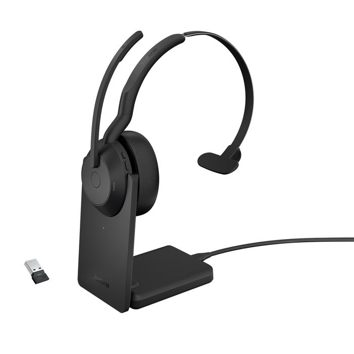 Casque - JABRA - Evolve2 55 - Sans Fil - Suppression De Bruit Active - USB