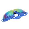 Schwimmbrille Antibeschlag Auslaufsicher Silikongel Schwimmbrille mit PC-Spiegel für Herren und Damen Blau