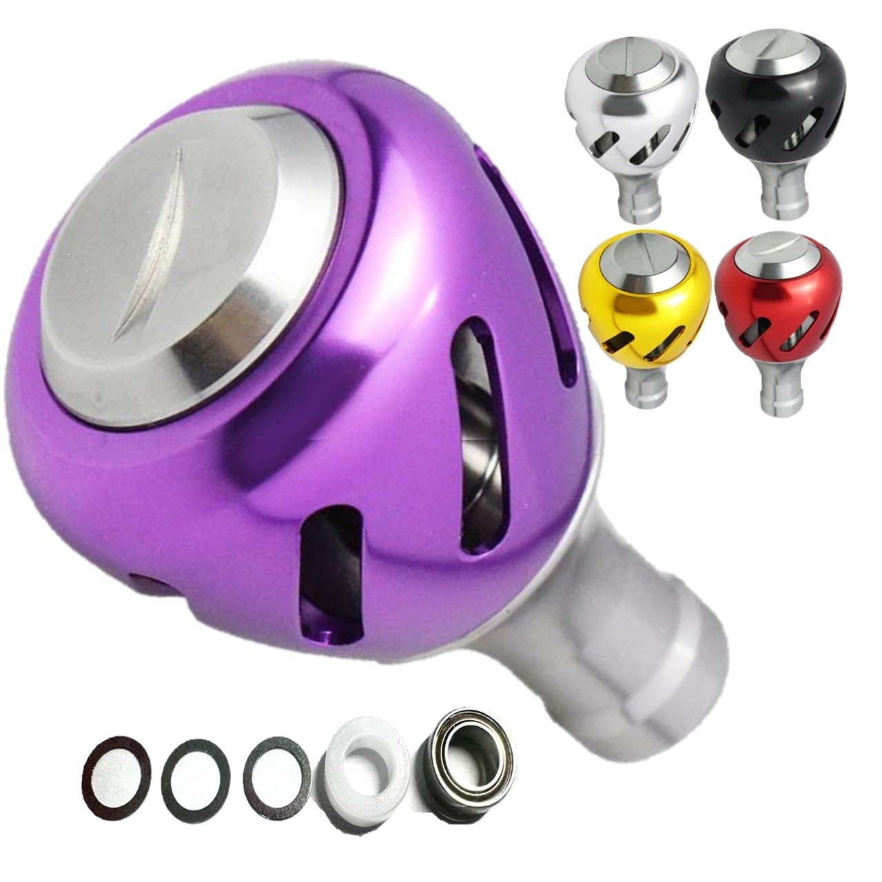 

[Ручка ручки катушки APAGAI, совместимая с Shimano A Daiwa S, алюминиевая круглая ручка, сменные детали для спиннинговой катушки, сменная ручка из алюминиевого сплава