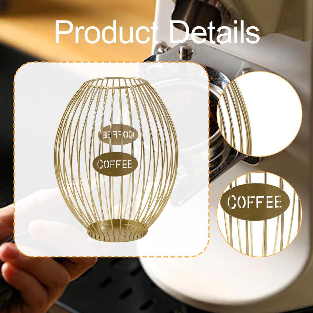 Kaffeekapselhalter Korb Organizer Behälter Kapsel Dekorativeisen Geeignet für