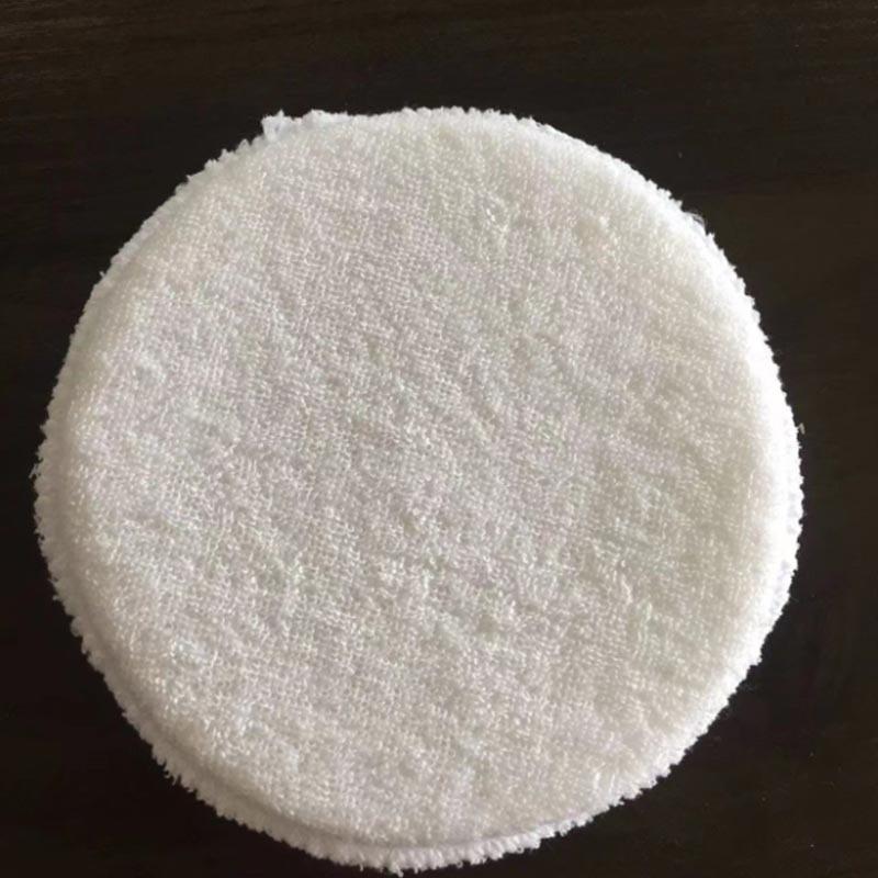 

10 шт. 5-дюймовая круглая карманная губка из микрофибры для ухода за автомобилем, авто аппликатор для воска, подушка для детализации автомобиля, полировальный коврик для рук, полировка автомобиля White-10pcs