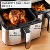 Moulinex Dual Easy Fry &; Stainless Steel Grill, Air Fryer &; Grill, 2 Drawers, EZ905D20