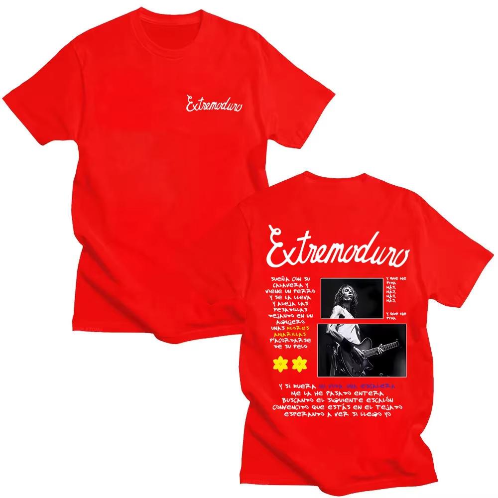 Rock Band Extremoduro Tour 2026 Tshirts Men Women Fashion Vintage Oversized T Shirts Male Casual Cotton New T Shirts Streetwear
