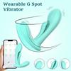 APP Vibrator Wearable Tapping Vibrator Anal Dildo Ride On Prostate Massager G Spot Clitoral Stimulator Female Masturbator