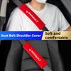 For Renault 2026 New Hub Caps 2pcs Suede Car Seat Belt Shoulder Protector Adjustable Shoulder Cover For Renault Clio Laguna 2 Me