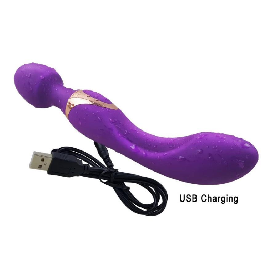 New AV Magic Wand G Spot Massager, USB Charge Big Stick Vibrators for Women Female Sexy Clit Vibrator Adult Sex Toys for
