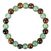 Elegant Yellow Tiger Eye And Green Aventurine Semi-Precious Stone Strand Bracelet For Fashion Lovers Luxury