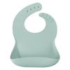 Silicone Bib for Children with Fastener Light Green MinikOiOi 1 Pc.