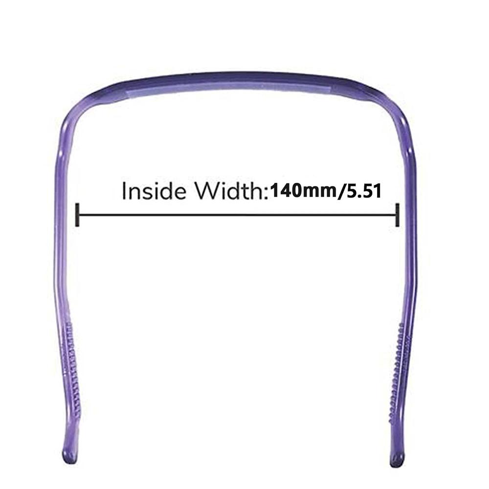 

Товсте Кучеряве Волосся Велика Пов язка Невидимий Обруч для Волосся Форма Сонцезахисних Окулярів Інструмент для Фіксації Зачіски 2 шт. Beige