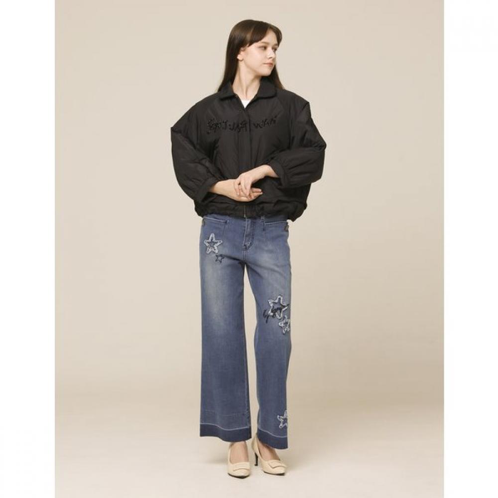 SON JUNG WAN Lettering Embroidered Jacket Zjk6161040