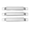 3PCS Crossover Tubes Replacement Stainless Steel Universal Adjustable Grill Crossover Tube with Screws for BBQ Parts