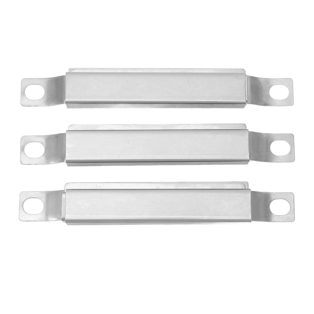 3PCS Crossover Tubes Replacement Stainless Steel Universal Adjustable Grill Crossover Tube with Screws for BBQ Parts