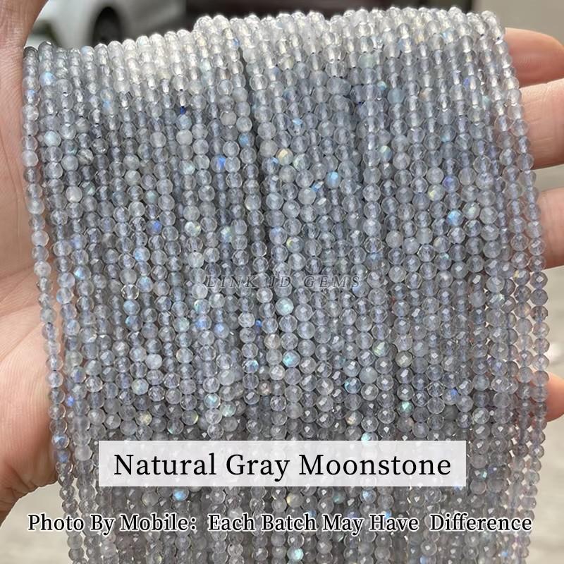 

2 3 4mm Natural Faceted Citrine Fluorite Amethyst Stone Beads Round Mineral Beads For Jewelry Making DIY Bracelet Accessories 3mm approx 108pcs