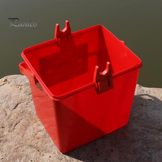 1 Pair Silicone Bucket Fishing Rod Holder Portable Lightweight Non-slip U-shaped Clamp-on Lure Container Bucket Fishing Pole Rest Rack Raft Fishing