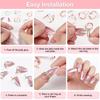 10Pcs Adjustable Nail Rings Removable Thin Design Nail Art Decoration Reusable Comfortable To Wear Fingertip Protective Cover
