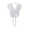 Jnleaog New Fall Women's Clothing Fashion French Fashion Laminated Decoration Double Breasted Tops 3125654 250