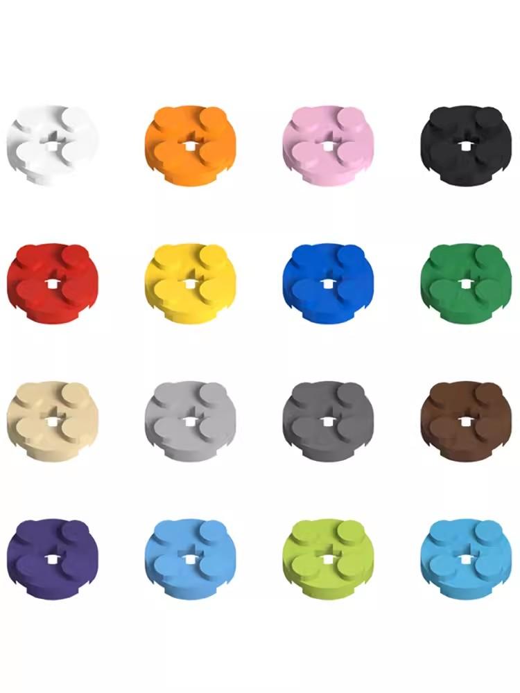 100pcs DIY Building Blocks Size Compatible With 4032 Brick Plastic 2x2 Round Toys for Children