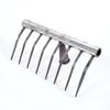 Multi-Tooth Iron Rake for Leveling and Raking Soil in Gardens and Agriculture