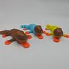 3D Printed Platypus Articulated Flexible Animal Stress Relief Toy Platypus Wearing Hat Desktop Pet Fidget Toy for Home Office Decoration