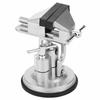 Asixx Rotating Clamp Vise, 360 Rotating Table Vise, Aluminum, Work Tool, Fixed, Silver