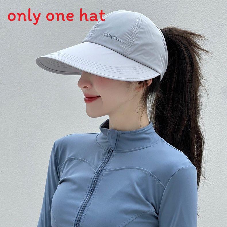 

Summer Sun Protection Baseball Cap For Women With Adjustable Fit And Wide Brim світло-сірий колір