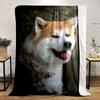 Akita Dog Print Blanket bedroom Blanket for Livingroom Couch lunch break Soft throw for Friend's festival Gift
