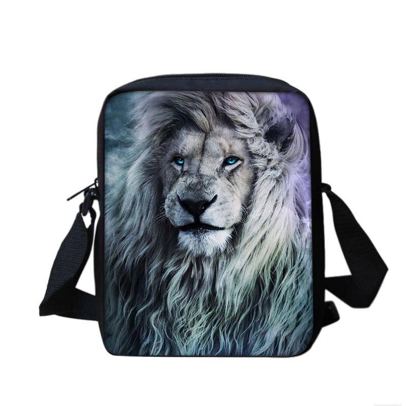 lion multifunctional cartoon large capacity shoulder bag, the perfect gift for boys and girls on school birthdays