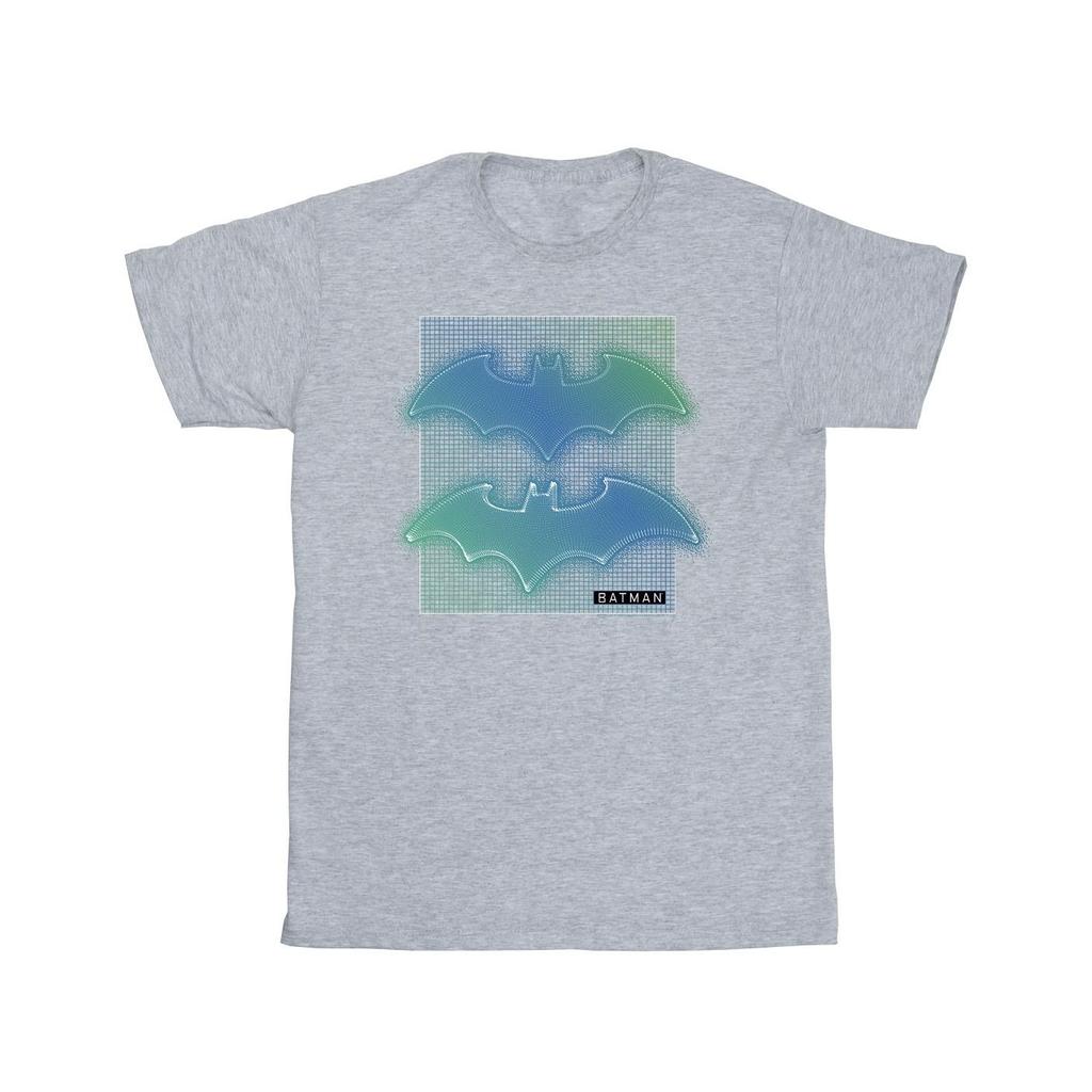 DC Comics Mens Batman Grid Gradient T-Shirt