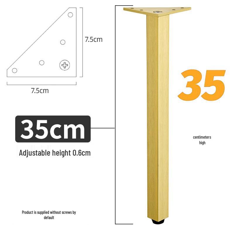 Triangular Aluminum Alloy Adjustable Sofa and Cabinet Legs