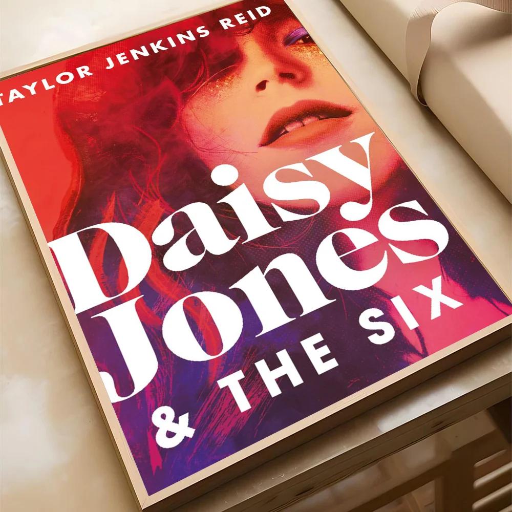 Daisy Jones The Six Płótno Malarskie Plakat Dom Salon Sypialnia Bar Kawiarnia Dekoracja Artystyczna Wystrój Pokoju