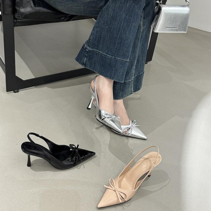 Fashion Woman Designer Pointed Toe Bowknot Women High Heels Shoes Fashion Women High-heel Pumps Sexy Stiletto Lady Party Shoes  62565