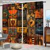 2pc, Curtains Black Women 2 Polyester,Without Electricity summer party decorations Applies to Holiday Family Party Decorations