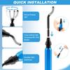 Deburr Blade Deburring Tools Tools Flexible Deburring Remover Hand Tools Handle High Speed Steel With 10pcs Rotary Deburr Blades