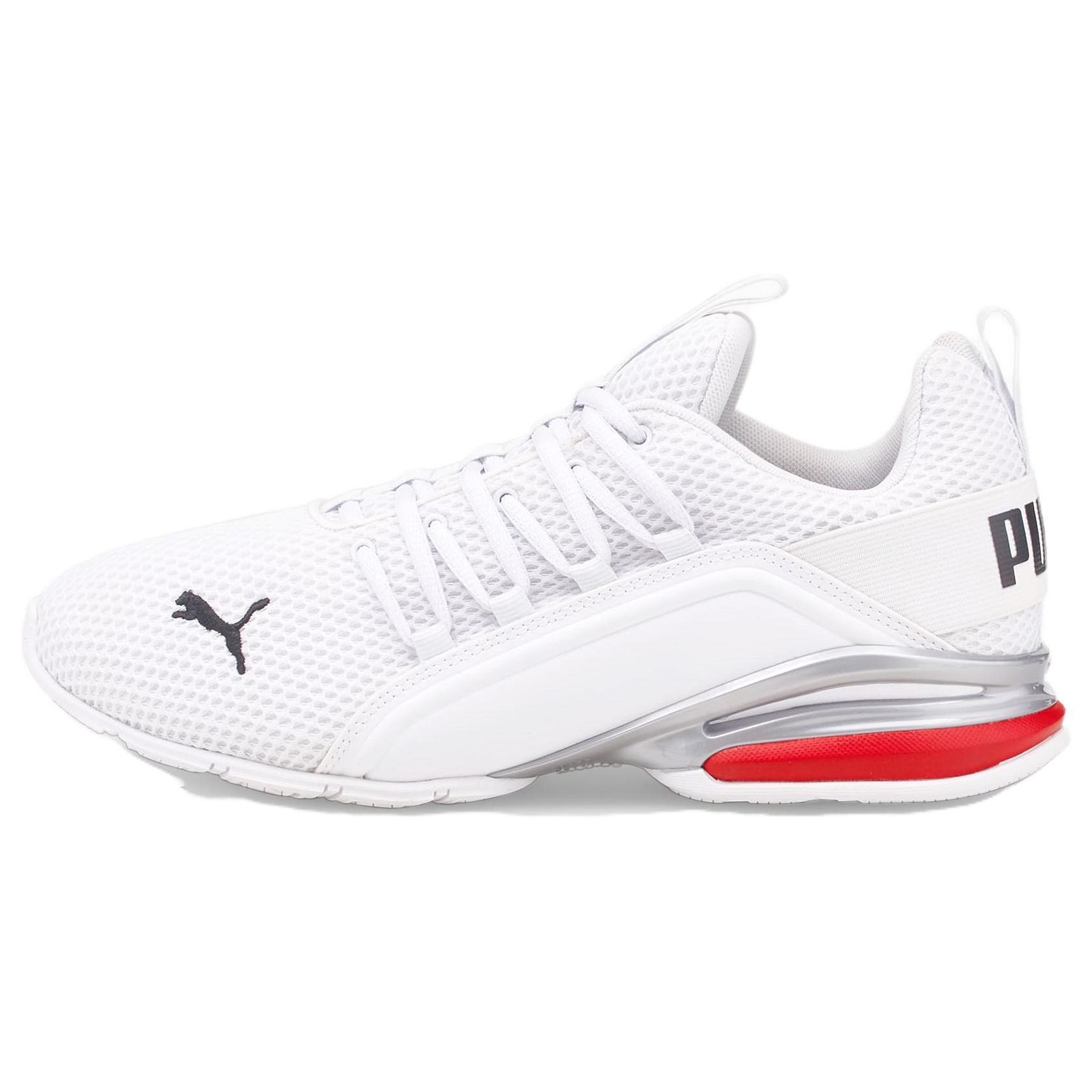 

Puma Axelion Удобные Нескользящие Кроссовки с Низким Верхом для Бега Мужские Кроссовки Бело-Красные 194384-08 40