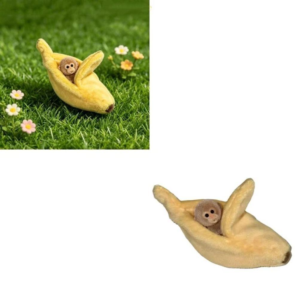 Stuffed Animal Banana Doll Clothes Cartoon Decor Doll Sleeping Bag Doll Accessories