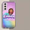 Cartoon Gabbys Dollhouse Phone Case For Samsung Galaxy S25 Edge S24 S23 FE S21 S20 S10 Plus S22 S26 Ultra Cover Clear Cases TPU