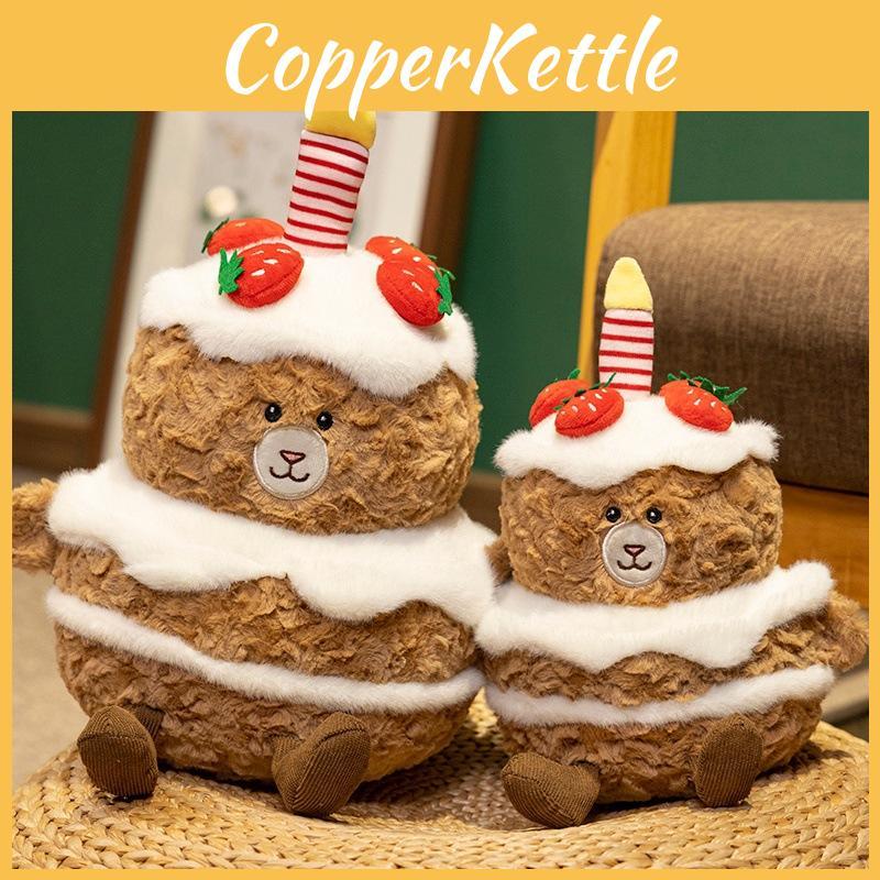 Birthday Cake Strawberry Bear Doll Cute Plush Bear Doll Birthday Girls Gift