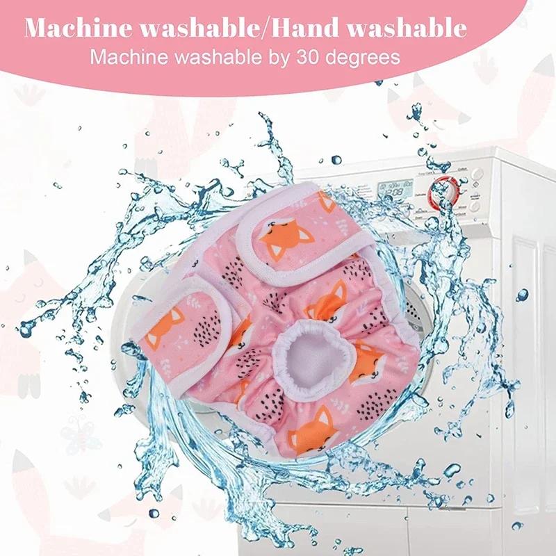 Washable Female Dog Diapers Panties Waterproof Reusable Puppy Underwear Shorts Menstruation Sanitary Safety Physiological Pant