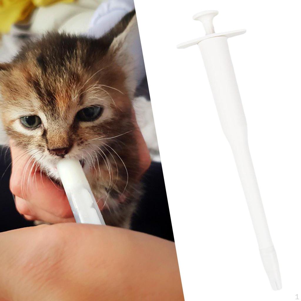 Dispenser Reusable Pet Tablet Liquid Feeding for Small Animal