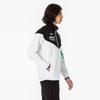 Training Slim Size 32JCA210 N-XT Warm-Up Jacket, Moisture-Wicking, Quick-Drying, Fit, White/Black, XS,