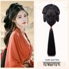 Ancient Hanfu Set: Wei Jin Headdress & Warring States Robe with Bun Styling