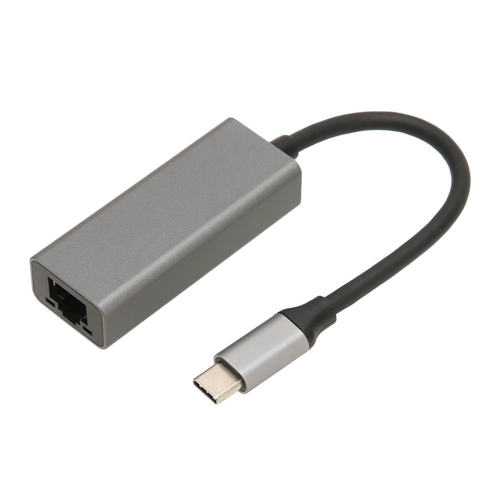 USB C To Ethernet Adapter Gigabit USB C To Ethernet 1000Mbps Auto Sensing Type C Gigabit Ethernet Adapter