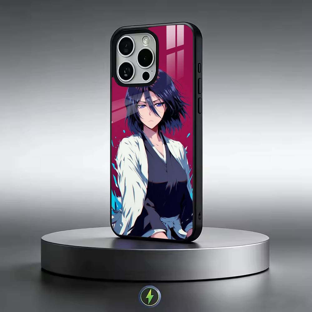 B-Bleachs K-Kurosaki-i Rukia Phone Case For iPhone17,16,15,14,13,12,11 Plus,Pro Magnetic with Magsafe Wireless Charging iPhone14ProMax