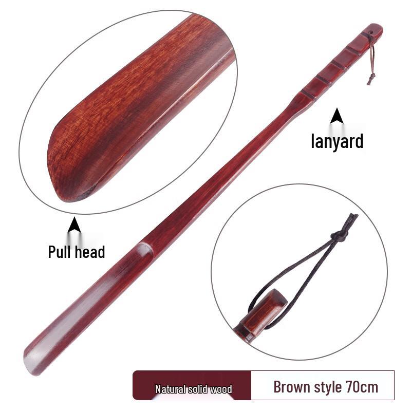 Gaskill Solid Wood Long Handle Shoehorn
