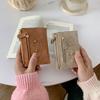 Small wallet women's high-end ins women's clutch bag folding walle wallet zipper three-fold change bag