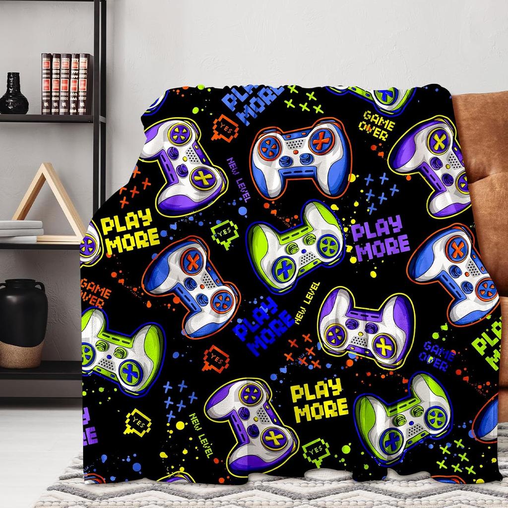 Stylish Space Throw Blanket Lightweight Flannel Throw Classic Space Soft Comfy Plush Blanket For Home Decor Perfect Sofa Office