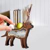 Wood Pet Hair Keepsakes Box Dog Cats Sculpture For Customizable Pet Name Memorial Display Handmade Home Tabletop Decors