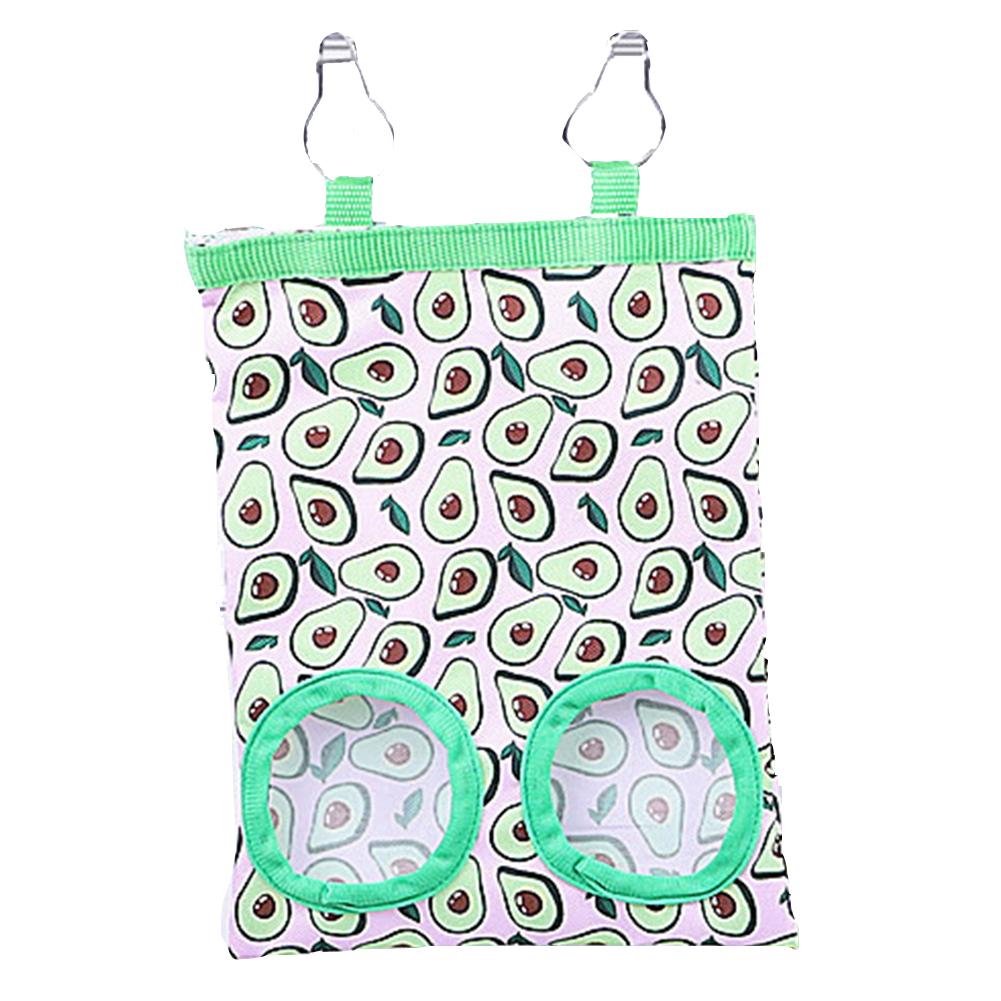 Hay Bag Hanging Pouch Feeder Holder Feeding Dispenser Container for Rabbit Guinea Pig Small Animals Pet Bunny Cage Accessories