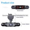 F108 Quad-Lens Dash Cam 1080P with Front, Left, Right, Rear Monitoring & Reverse View