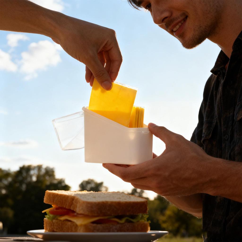 Käse Aufbewahrungsbox Auslaufsicher Rutschfest Organizer Halter mit Deckel Käsebehälter für Kühlschrank für Küche Zuhause Wohnheim Hotel